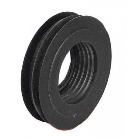 NÝVLT H4/117 wewnętrzna manszeta przyłączeniowa WC, guma karbowana, czarna, 58 × 33 mm