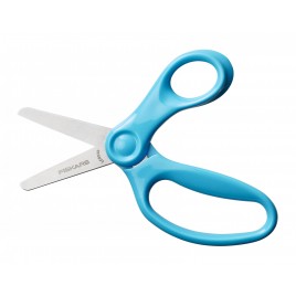 Fiskars Nożyczki dla dzieci z zaokrągloną końcówką, turkusowe, 13 cm (6+) 1064072