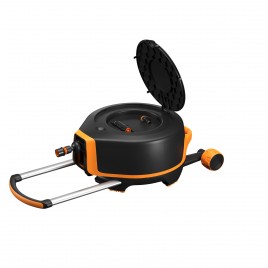 Fiskars Bęben automatyczny XL z kółkami, 13 mm (1/2"), zasięg 27 m 1067548