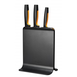 Fiskars Blok plastikowy z trzema nożami czarny 1057555