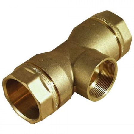 ISIFLO T-132 trójnik z gwintem wewnętrznym, 32 mm × 1" × 32 mm 2.1.132.321