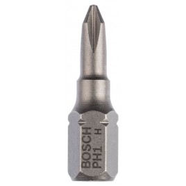 BOSCH Bit Extra Hard do wkrętarek PH 1, 25 mm 2607001509