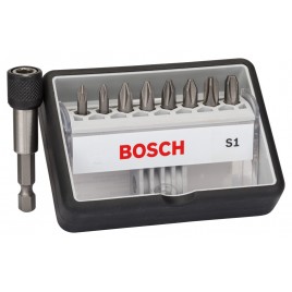 BOSCH 8+1-częściowy zestaw końcówek wkręcających Robust Line, S Extra-Hart 2607002560