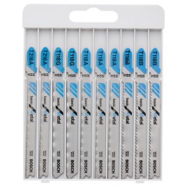 BOSCH 10-częściowy zestaw brzeszczotów do wyrzynarek Basic for Metal 2607010631