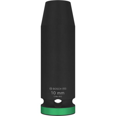 BOSCH Zestaw nasadek PRO Impact Socket, 1/2", 10 mm, głębokie 2608003044