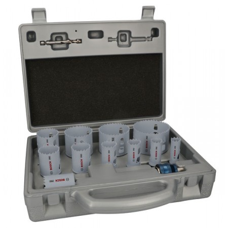 BOSCH Zestaw pił otwornic PRO Multi Material PC Plus, 14 szt. 2608594434