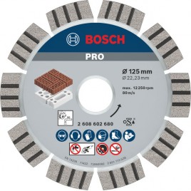 BOSCH Diamentowa tarcza tnąca Best for Abrasive 125 x 22,23 x 2,2 x 12 mm 2608602680