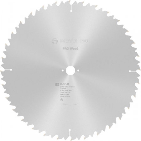 BOSCH Tarcza pilarska do drewna PRO Wood Circular Saw Blade, 450 x 3,8 x 30 mm 2608640704