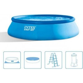 INTEX Easy Set Pool Basen 457 x 107 cm pompa kartuszowa 26166NP