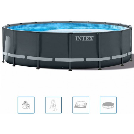 INTEX Ultra XTR Frame Pools Set Basen 549 x 132 cm z filtracją piaskową 26330NP INTEX Ultra XTR Frame Pools Set Basen 549 x 132 cm z filtracją piaskową 26330NP