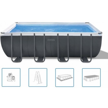 INTEX Ultra XTR Rectangular Frame Pools Basen 549x274x132 cm z filtracją piaskową 26356NP