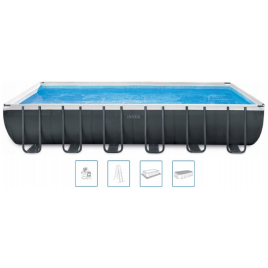 INTEX ULTRA XTR RECTANGULAR FRAME POOLS SET Basen 732 x 366 x 132 cm 26368NP