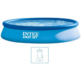 INTEX Easy Set Pool Basen 396 x 84 cm pompa kartuszowa 28142GN