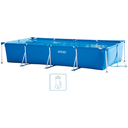 INTEX Small Frame Pools Basen 450 x 220 x 84 cm pompa kartuszowa 28274GN