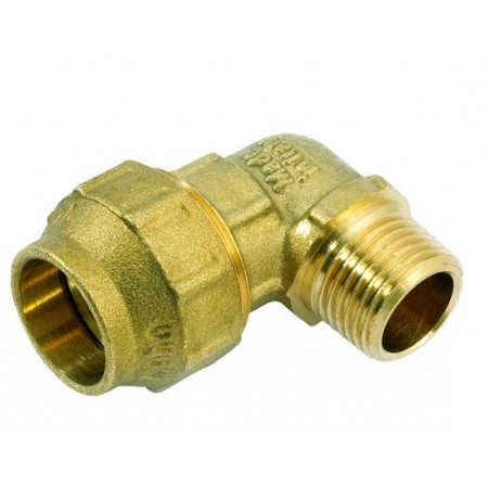 GEBO BWA kolanko z gwintem zewnętrznym, 20 mm × 1/2", 315092001