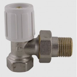 GEOS zawór kątowy grzejnika z podwójnym sterowaniem, 3/8" (DN10), 1220D, 4523381