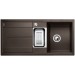 OUTLET BLANCO METRA 6 S Silgranit® zlewozmywak z korkiem automat. kolor: kawa 515045
