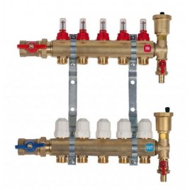 HST R409 zestaw rozdzielacza bez mieszania, 9 obiegów, do ogrzewania podłogowego 53409
