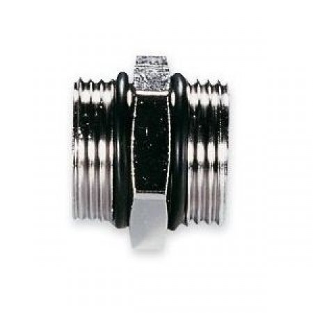 IVAR nypel, 1/2" M × 1/2" M, niklowany 550019 IVAR nypel, 1/2" M × 1/2" M, niklowany 550019