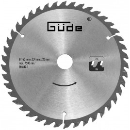 GÜDE Tarcza widiowa do piły 160 x 20 mm, 24 Z (HM) 58171