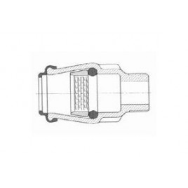 Hawle złączka przesuwna ISO 6125, gwint zewnętrzny, POM, 32 mm × 1" 612503200104