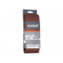 EXTOL PREMIUM płótno ścierne P100, 533x75mm, 3 szt. 8803530