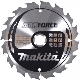 MAKITA B-32091 brzeszczot do drewna MAKFORCE 160x2,4x20mm 16Z = B-08143