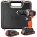 Black & Decker BCD003C2K Wiertarko-wkrętarka udarowa (45Nm/18V/2x1,5Ah), walizka