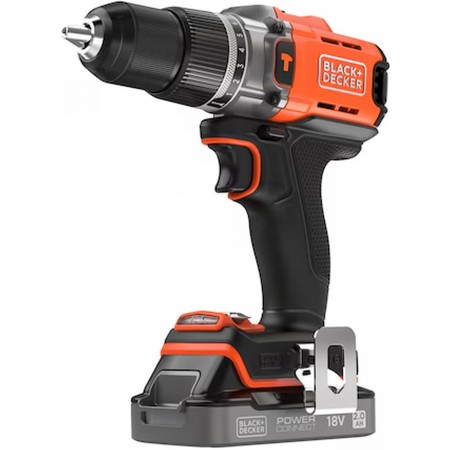 Black & Decker BCD383D1XC Wiertarko-wkrętarka udarowa (45Nm/18V/1x2,0Ah) Black & Decker BCD383D1XC Wiertarko-wkrętarka udarowa (45Nm/18V/1x2,0Ah)