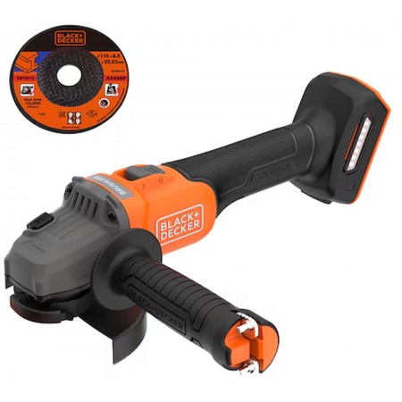 Black & Decker BCG6L8N Akumulatorowa bezszczotkowa szlifierka kątowa (18V/bez aku) Black & Decker BCG6L8N Akumulatorowa bezszczotkowa szlifierka kątowa (18V/bez aku)