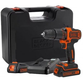 Black & Decker BDCHD18K1B2 Wiertarko-wkrętarka udarowa (40Nm/18V/2x2,0Ah), walizka