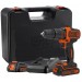 Black & Decker BDCHD18K1B2 Wiertarko-wkrętarka udarowa (40Nm/18V/2x2,0Ah), walizka