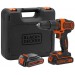 Black & Decker BDCHD18KB Wiertarko-wkrętarka udarowa (40Nm/18V/2x1,5Ah), walizka