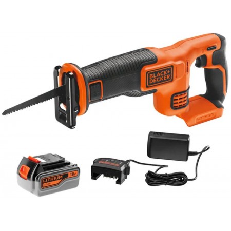 Black & Decker BDCR18M1 Akumulatorowa piła szablasta (18V/1x4,0Ah)