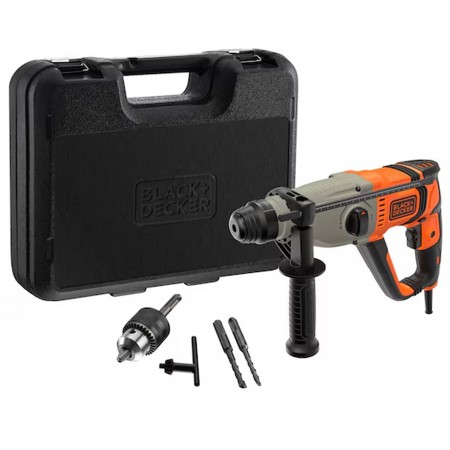 Black & Decker BEHS02K Młotowiertarka SDS-Plus (2,2J/800W), walizka