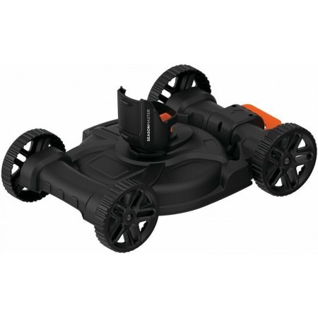 Black & Decker CM100 Podwozie jezdne, szerokość koszenia 38cm, Multi-Trimmer 3w1