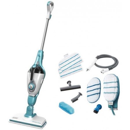 Black & Decker FSMH1351SM Mop parowy z ręcznym czyszczeniem parowym (1300W/0,5L)