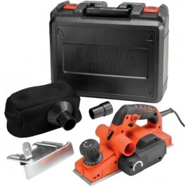 Black & Decker KW750K Strugarka (750W/82mm/0-2mm), noże TCT, kufer