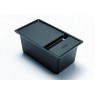OUTLET BLANCO Miska z pokrywką COLLECTIS 6 S utwardzony plastik czarny 235845 USZKODZONY