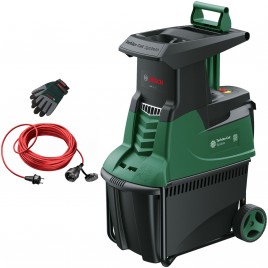 BOSCH AXT 25 TC Rozdrabniacz do gałęzi + przewód 15 m i rękawice 060080330D