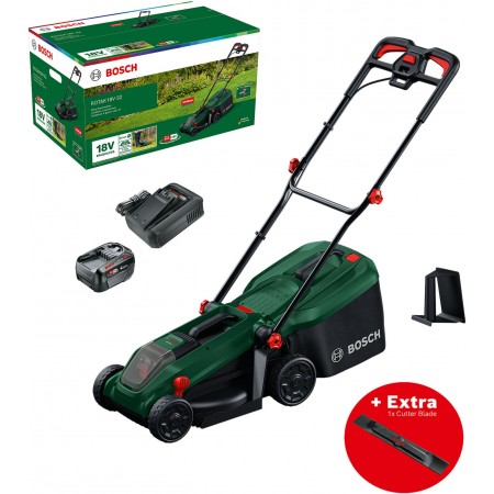 BOSCH ROTAK18V-32 Kosiarka akumulatorowa, dodatkowy nóż 1x4,0Ah 06008B9P02