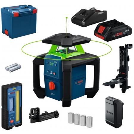 BOSCH GRL18V-4-34CVG + WM5 PROFESSIONAL Laser rotacyjny budowlany 0601061H02 BOSCH GRL18V-4-34CVG + WM5 PROFESSIONAL Laser rotacyjny budowlany 0601061H02