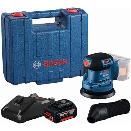 BOSCH GEX 185-LI PROFESSIONAL Szlifierka mimośrodowa, 1x4.0Ah;walizka 06013A5021