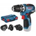 BOSCH GSR 12V-35 FC Wiertarko-wkrętarka akumulatorowa, L-BOXX z adapterem 06019H3003