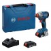 BOSCH GDX 18V-285 PROFESSIONAL Wkrętarka/klucz udarowy, 2x GBA 18V 2.0Ah, 06019N2122