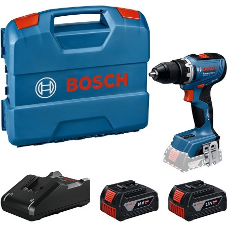 BOSCH GSR 18V-65 PROFESSIONAL Wiertarko-wkrętarka, 2× GBA 5.0Ah, L-Case 06019N3232 BOSCH GSR 18V-65 PROFESSIONAL Wiertarko-wkrętarka, 2× GBA 5.0Ah, L-Case 06019N3232