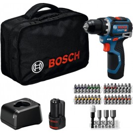 BOSCH GSR 12V-32 PROFESSIONAL Wiertarko-wkrętarka akumulatorowa, 2x 2.0Ah, torba
