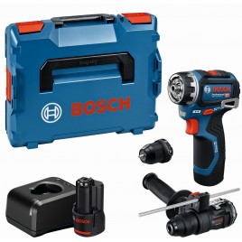 BOSCH GSR 12V-32 FC PROFESSIONAL Wkrętarka, 2× 2,0 Ah, L-Boxx 06019N7104