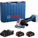 BOSCH GWX 18V-8 PROFESSIONAL Szlifierka kątowa z systemem X-LOCK, 2× 4,0 Ah, L-Boxx