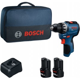 BOSCH GSR12V-31 PROFESSIONAL Wiertarko-wkrętarka, 2x 12V/2,0Ah, torba 06019S6002